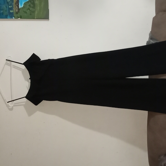 O' Delilah Black Jumpsuit Sz M - Picture 1 of 4